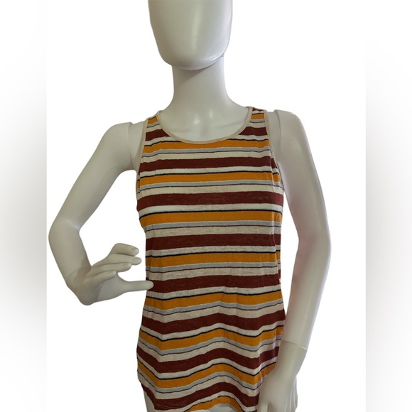 🌟🌟Frame linen stripes tank top🌟🌟 - Picture 1 of 4
